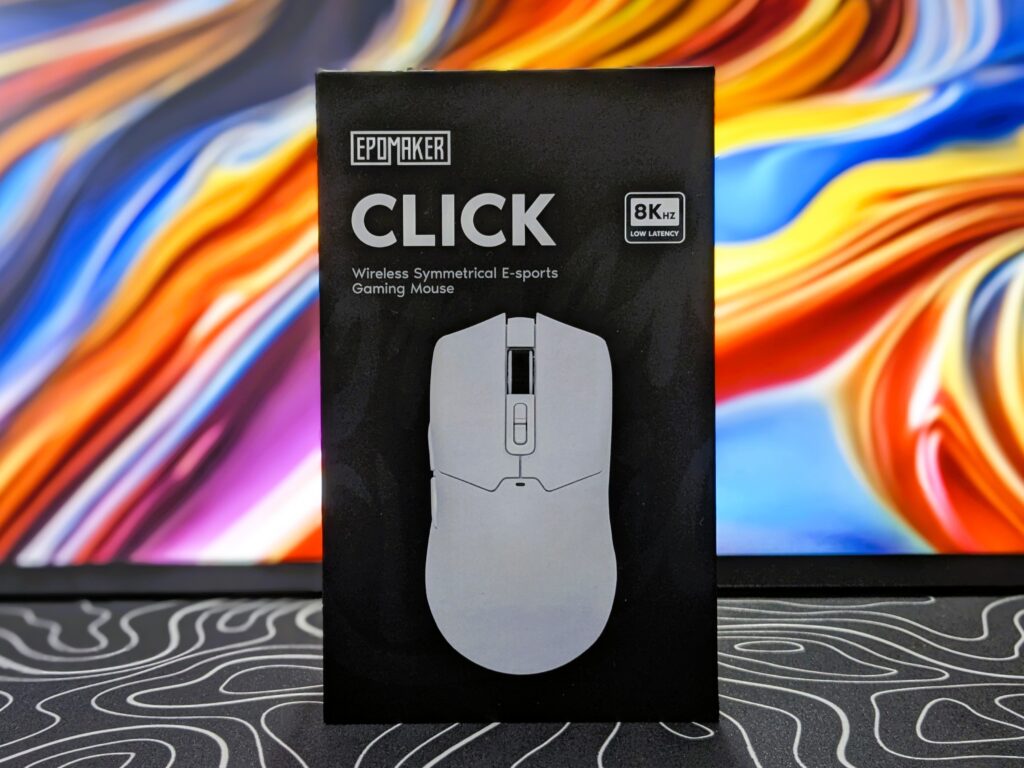 EPOMAKER Click Mouse review – Fast, light, and full of power 2 EPOMAKER Click Mouse - Front side of the box