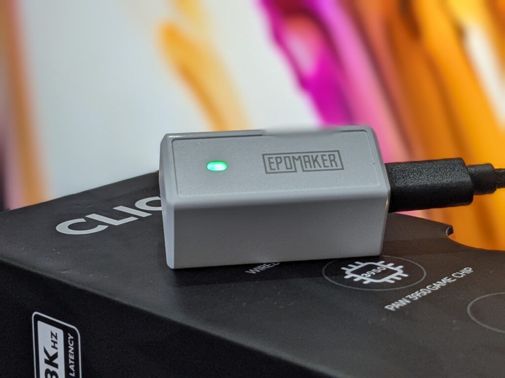 EPOMAKER Click Mouse review – Fast, light, and full of power 23 EPOMAKER Click Mouse Dongle
