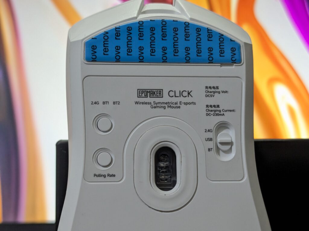 EPOMAKER Click Mouse review – Fast, light, and full of power 18 EPOMAKER Click Mouse - Sensor and controls