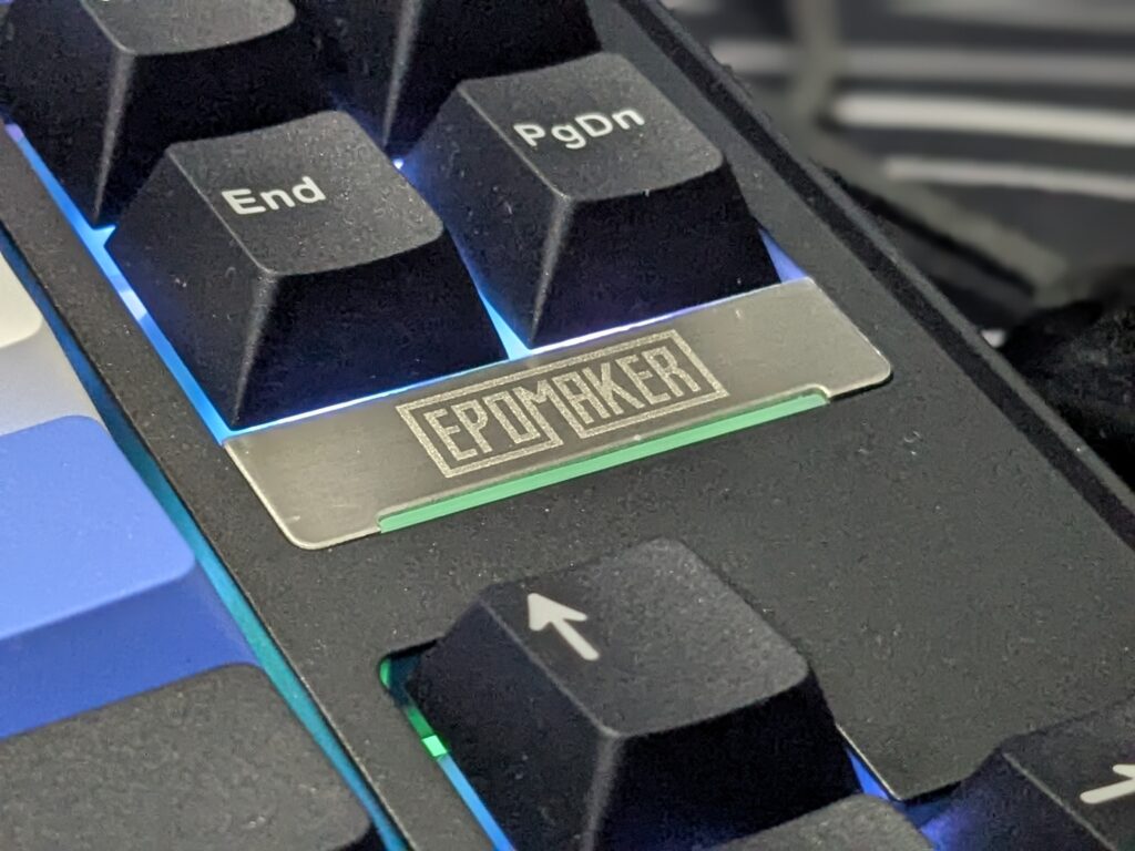 EPOMAKER TH85 review – A compact keyboard with stunning RGB flair 11 EPOMAKER TH85 - Logo on Keyboard