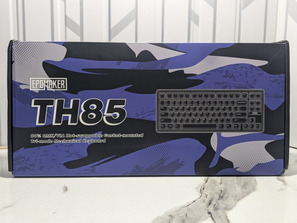 EPOMAKER TH85 review – A compact keyboard with stunning RGB flair 2 EPOMAKER TH85 - Box Front