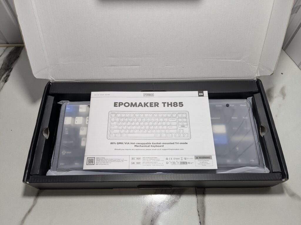 EPOMAKER TH85 review – A compact keyboard with stunning RGB flair 4 Inside the EPOMAKER TH85 Box