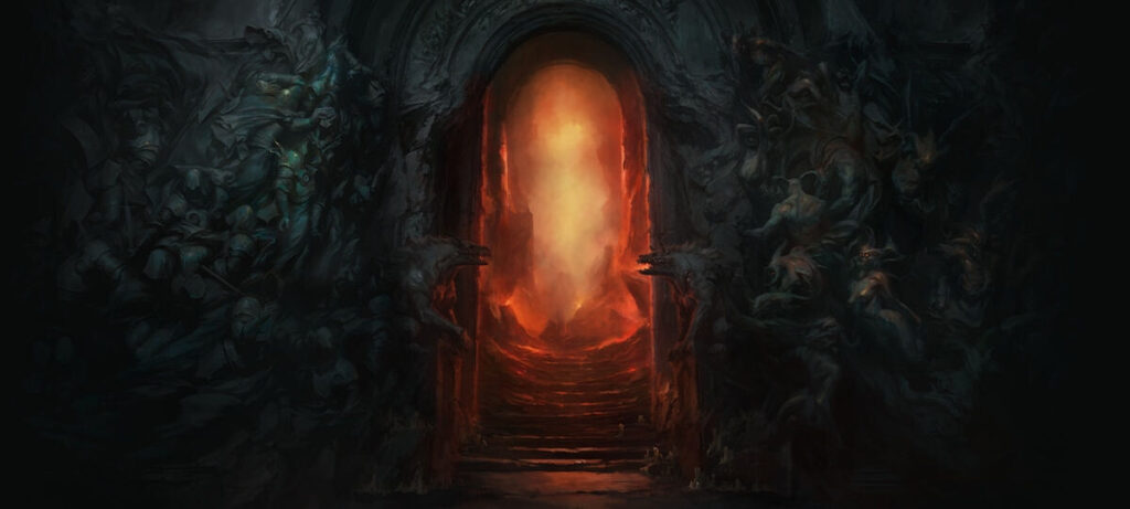 Diablo IV - gate to demon sanctuary