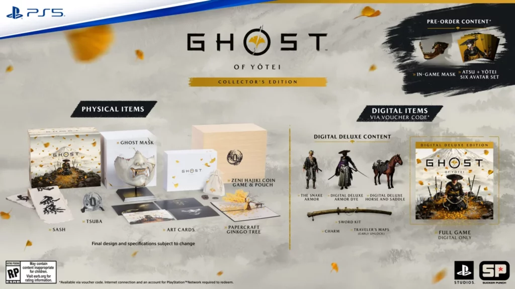 Ghost of Yotei release date confirmed for October 2, 2025 on PS5 4 Ghost of Yotei - Collector's Edition