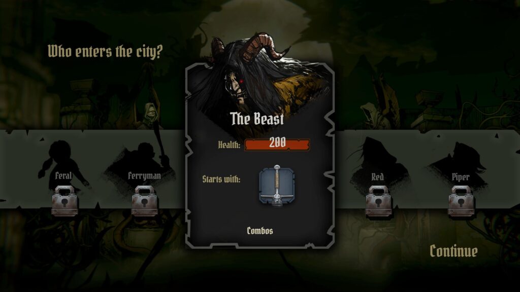 GrimKeep - Playable characters, The Beast