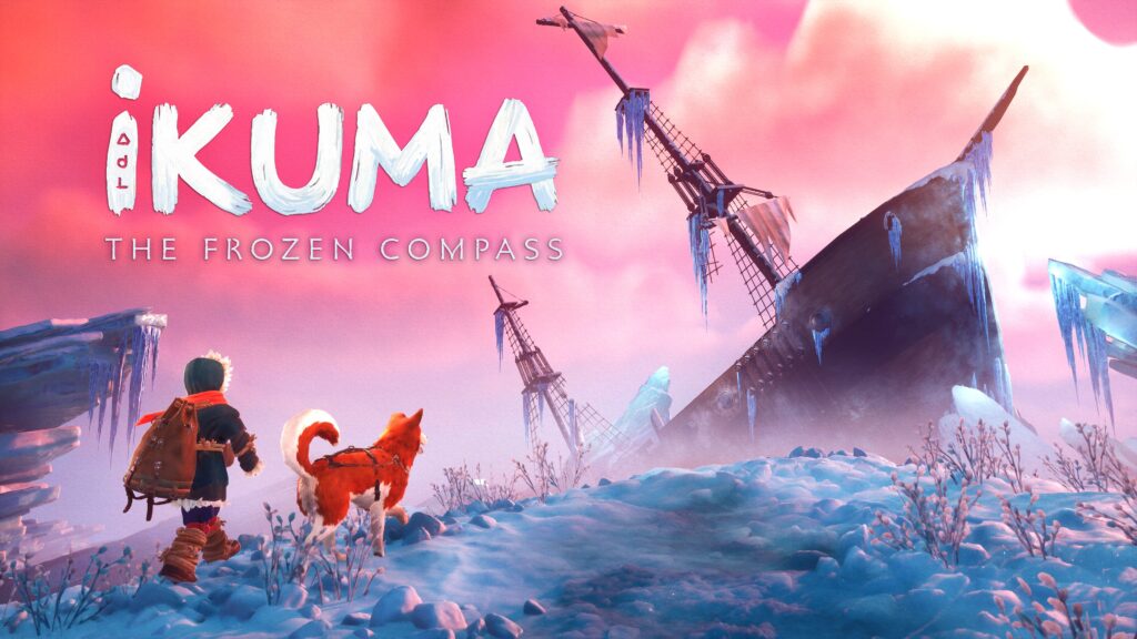IKUMA: The Frozen Compass - Logo and Key Art