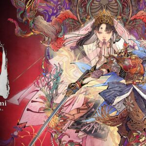 Kunitsu-Gami: Path of the Goddess - Logo and Key Art