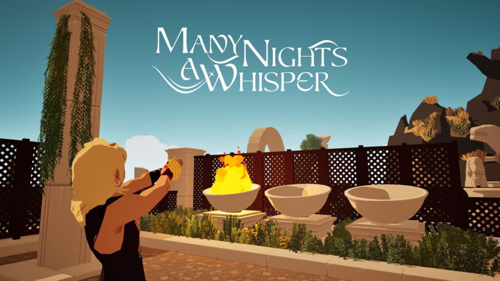 Many Nights a Whisper - Logo and Key Art