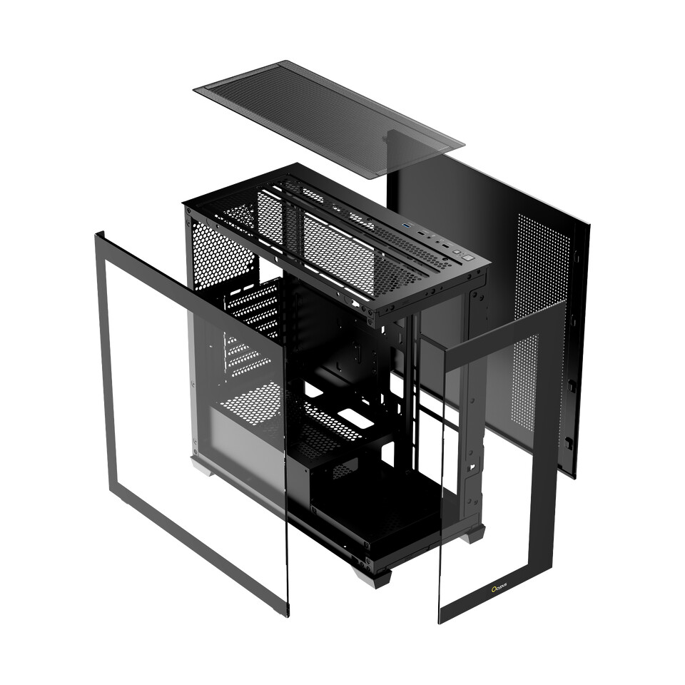 Ocypus unveils the Gamma C72 panoramic view PC case with advanced cooling and clear design 5 Ocypus unveils the Gamma C72 panoramic view PC case with advanced cooling and clear design 3
