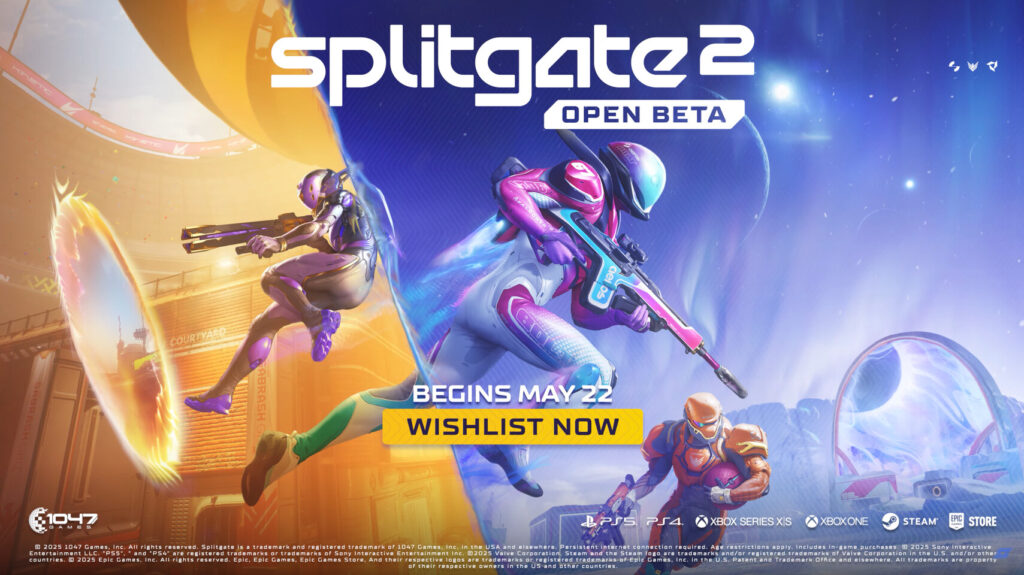 Splitgate 2 Open beta header image