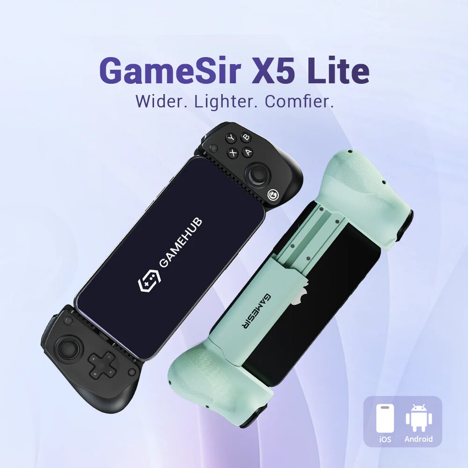 GameSir introduces the X5 Lite – A lightweight and affordable mobile controller for casual gamers 2 GameSir X5 lite design