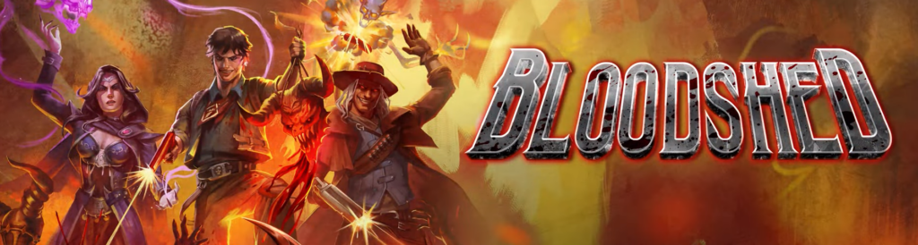 Bloodshed - Logo and Ky Art