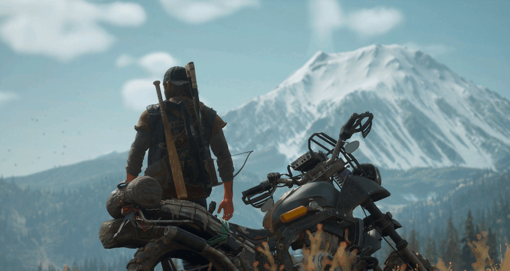 Days Gone Remastered brings free PC upgrade with DualSense support on April 25th 3 Days Gone Remastered - character standing in front of a bike