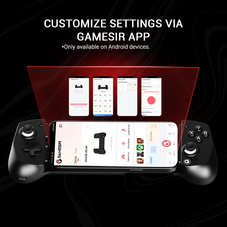 GameSir introduces the X5 Lite – A lightweight and affordable mobile controller for casual gamers 7 GameSir X5 lite, GameSir APP