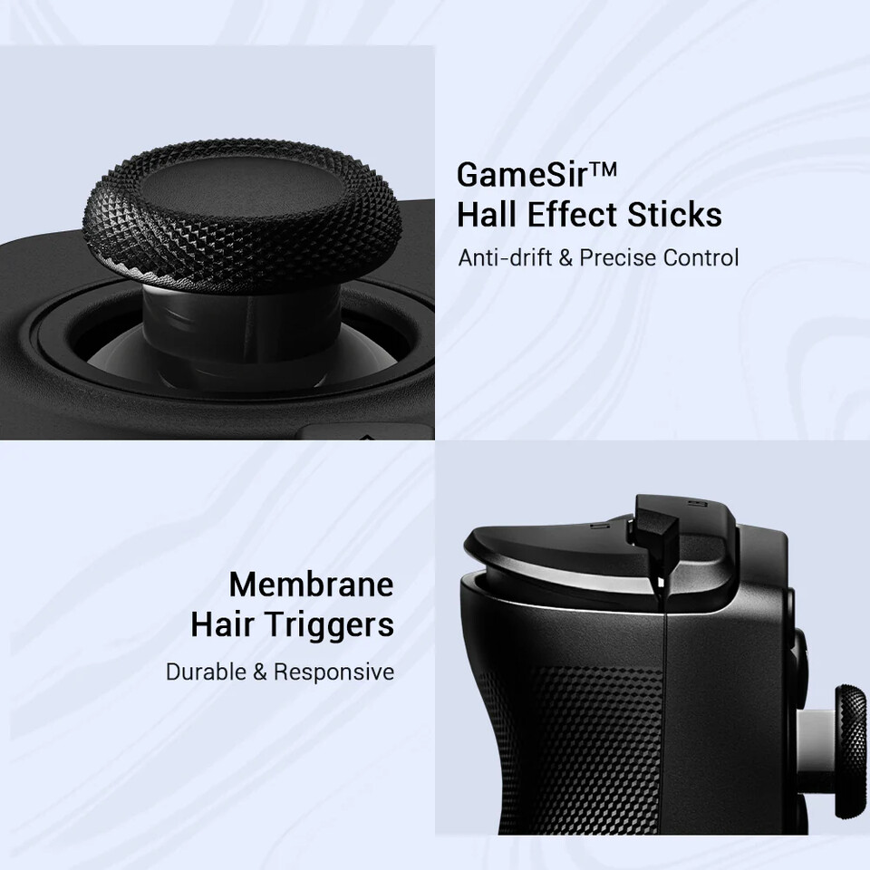 GameSir introduces the X5 Lite – A lightweight and affordable mobile controller for casual gamers 4 GameSir X5 lite hall effect triggers