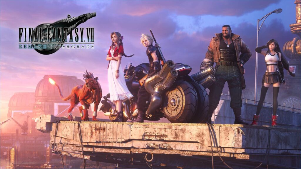 Final Fantasy VII Remake Intergrade - Logo and Key Art