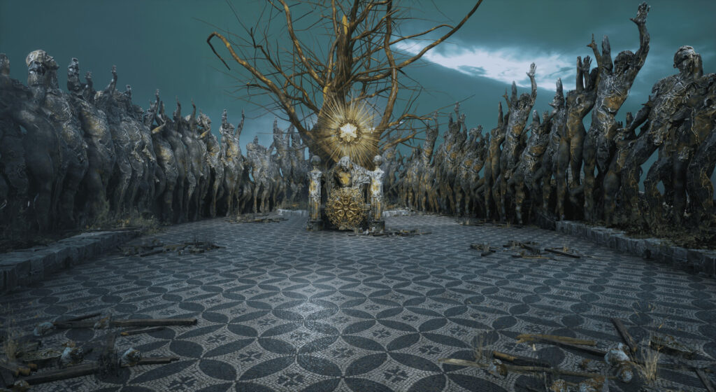Riven Crown blends Soulslike challenge with fighting game flair on PC 11 Riven Crown - some sort of throne