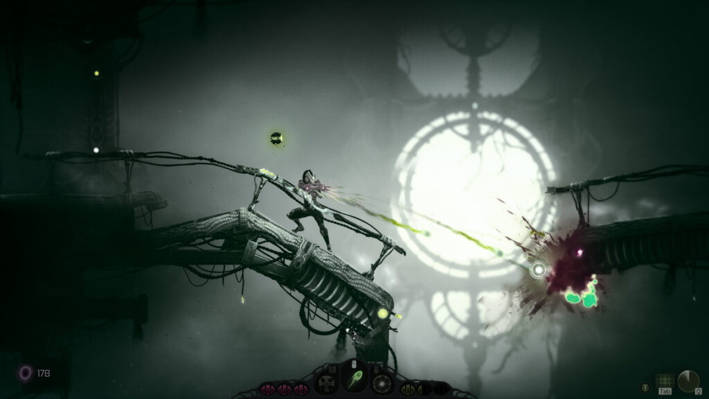 Moadra expands to PS5, Xbox, and Switch in 2025 with thrilling sci-fi Metroidvania action 2 Moadra - crossing a broken bridge