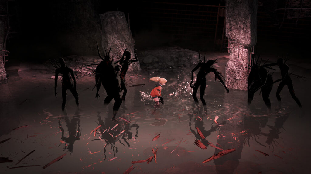 Silly Polly Beast, a survival horror with a psychological twist coming to PC and consoles in late 2025 4 Silly Polly Beast - running away from horrors