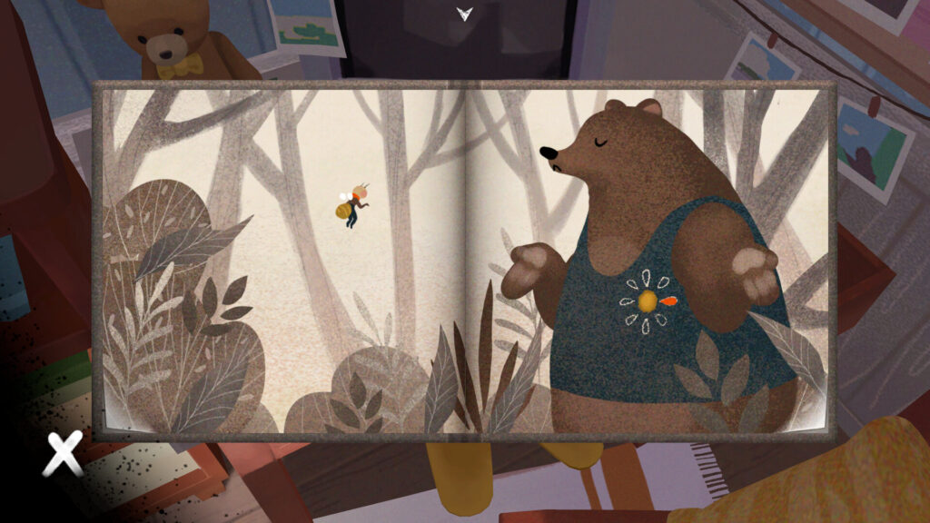 Behind the Frame and The Star Named EOS get exclusive heartfelt Switch bundle 9 The Star Named EOS - painting a bear and a bee