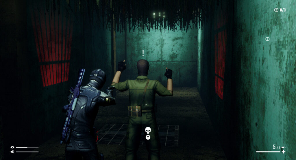 No Sun To Worship sneaks onto PS5 and Xbox in 2025 3 No Sun To Worship - pointing a gun on an enemy