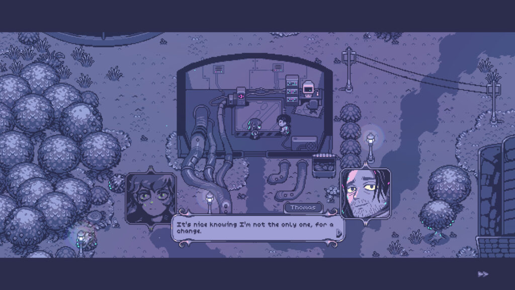 Neverway - two character talking about change 