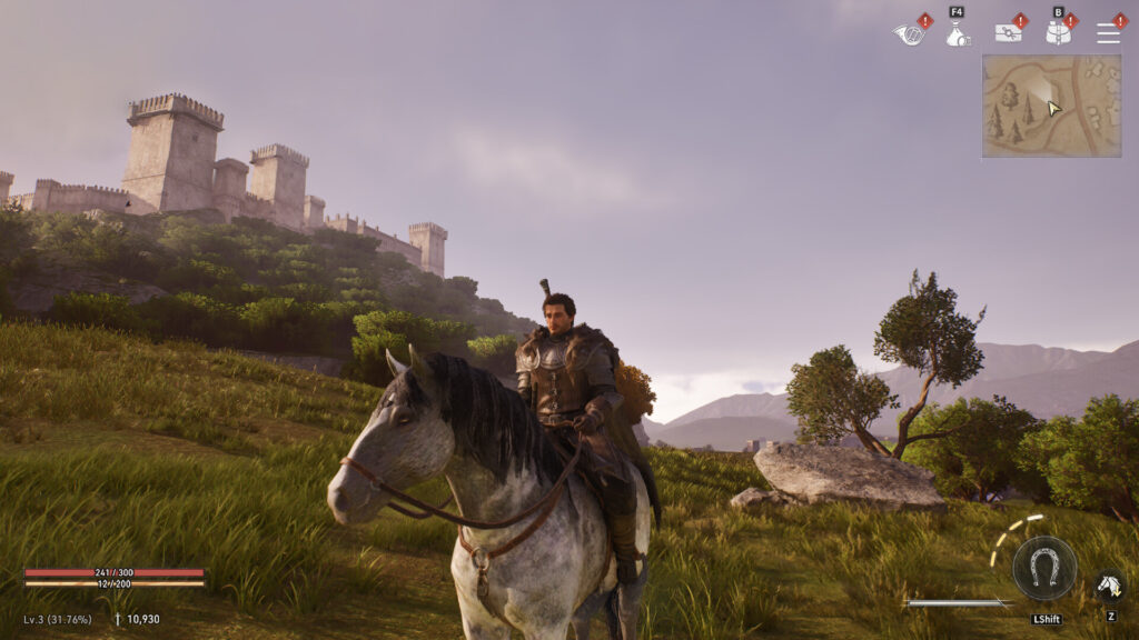 Game of Thrones: Kingsroad - riding a horse
