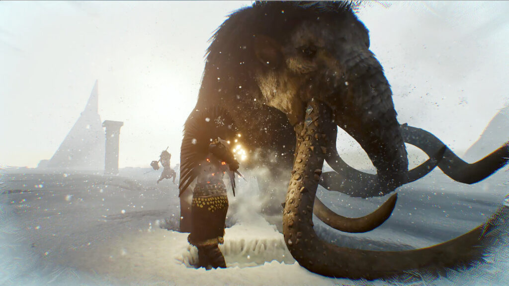 Soulmask - hunting a mammoth