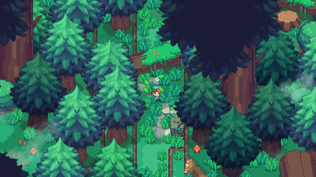 Under the Island is coming to consoles too and it’s got that nostalgic magic 4 Under the Island - walking through the trees