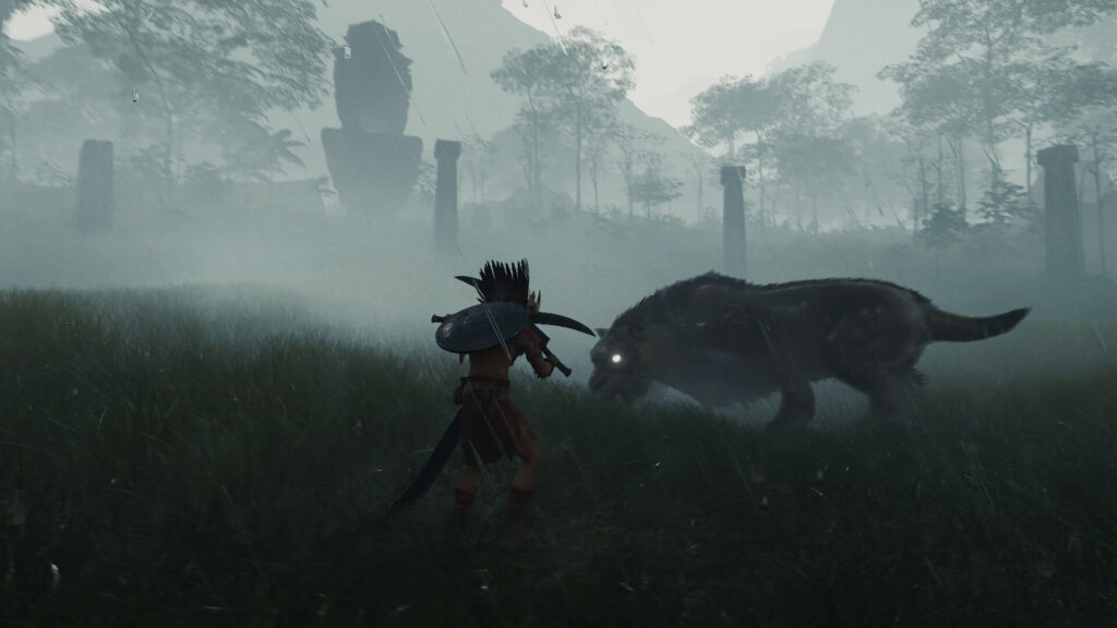 Soulmask - hunting a predator