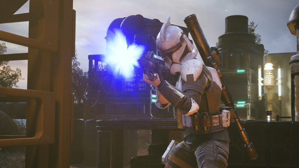 Star Wars Zero Company is a tactical Clone Wars strategy game arriving in 2026 2 Star Wars Zero Company - a character shooting with a gun