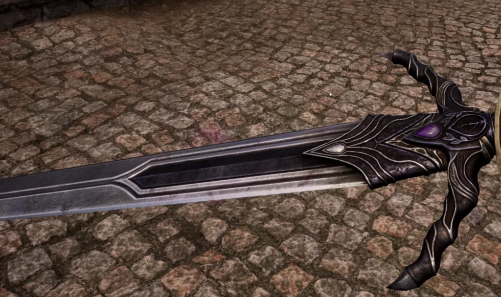 Oblivion Remastered Unchained Textures mod - sword