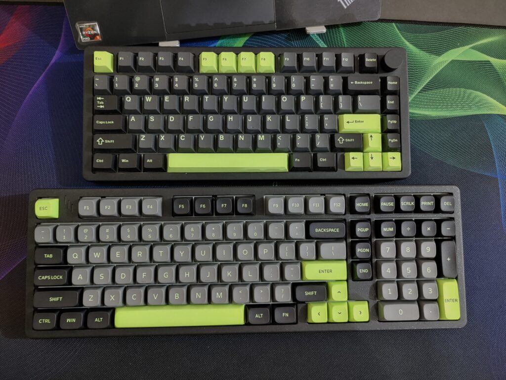 Mechlands Blade 101 review: A boldly loud mechanical keyboard with standout build quality 12 Mechlands Blade 101 - Blade 75 and Blade 101 side by side