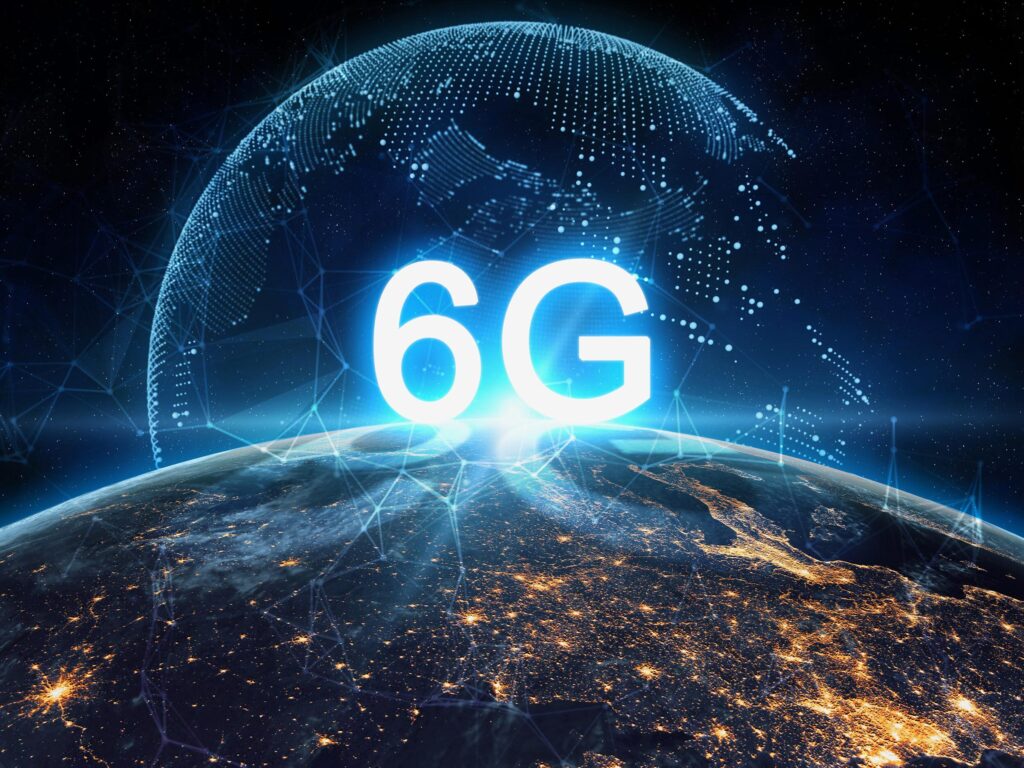 The evolution of game networking: From LAN parties to 6G-powered metaverses 4 6G Key Art - A Technology that could be used for game networking on the go.