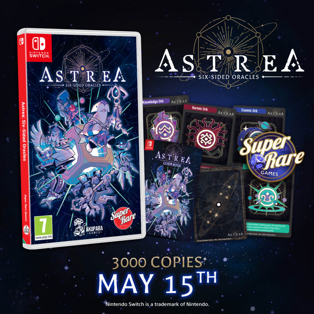Astrea: Six-Sided Oracles gets physical Switch release on May 15 via Super Rare Games 2 Astrea: Six-Sided Oracles - Coming Soon
