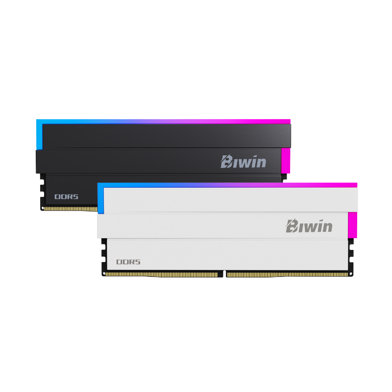 Biwin ignites Computex 2025 with blazing-fast SSDs and powerful memory kits 4 Biwin Black Opal OC Lab Gold Edition DW100 DDR5 in Black and White