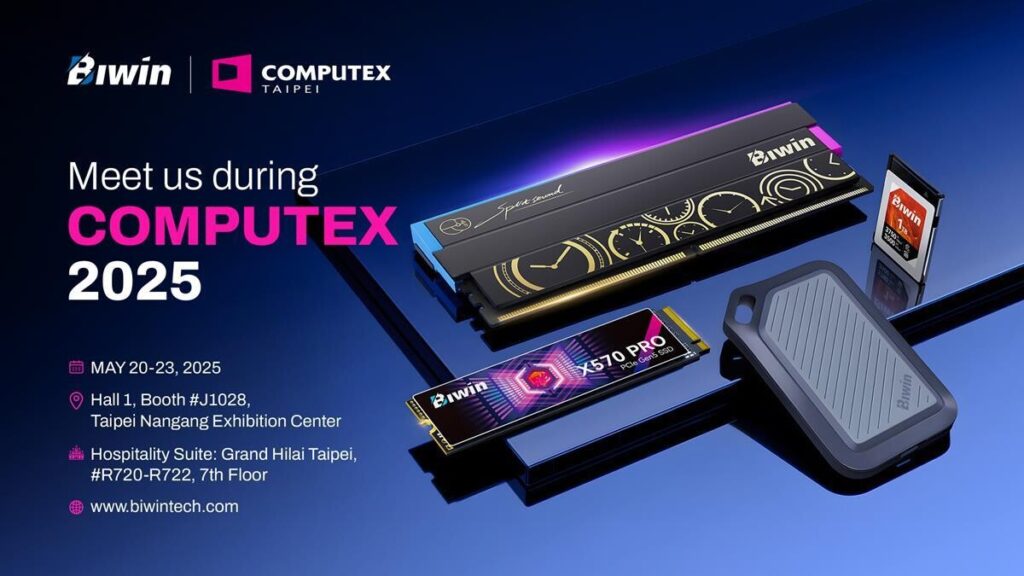 Biwin at Computex 2025 - Key Art