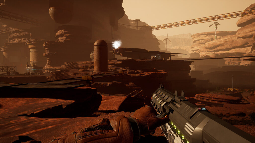 Horizon Journey brings Mars survival to Steam on June 27 – explore, build, and terraform 2 Horizon Journey - holding a gun
