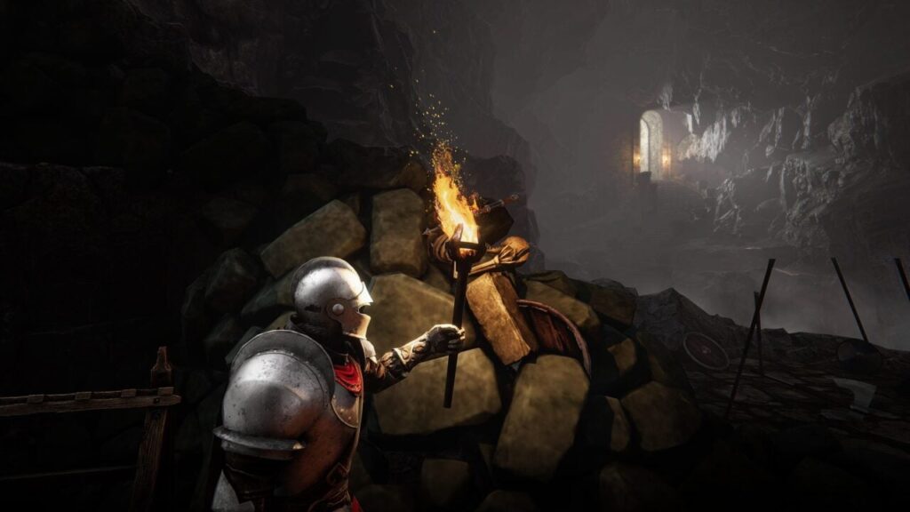 Castle of Heart: Retold - exploring a cave 