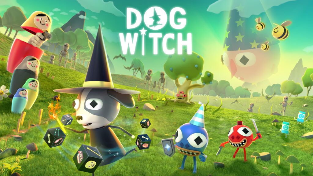 Dog Witch - Logo and Key Art