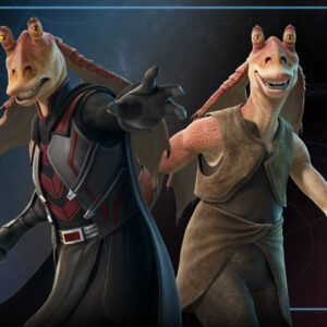 Fortnite x Star Wars 2025 - Darth Jar Jar and normal Jar Jar