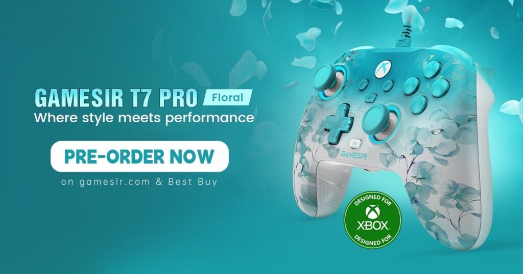 GameSir T7 Pro Floral - Order Now Image