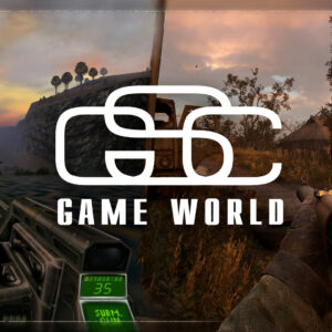 GSC Game World - Logo and STALKER games in background