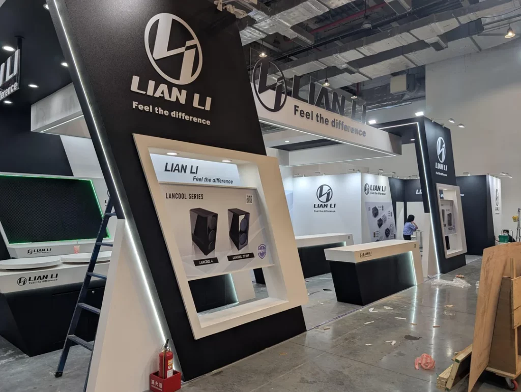 Lian Li Stall at Computex 2025