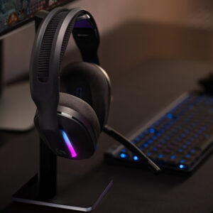 Logitech G522 Gaming Headset on Stand