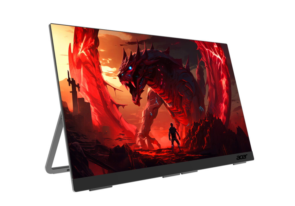 Acer Nitro PG271K: Powerful portable 27-inch gaming monitor with 4K clarity and 144Hz speed 3 ACER Nitro PG271K on Stand