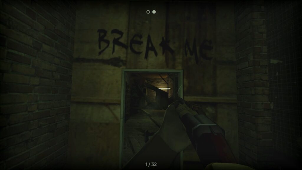 PIGFACE: Intense first-person shooter with brutal blackmail gameplay announced for PC 2 PIGFACE - break me written on wall