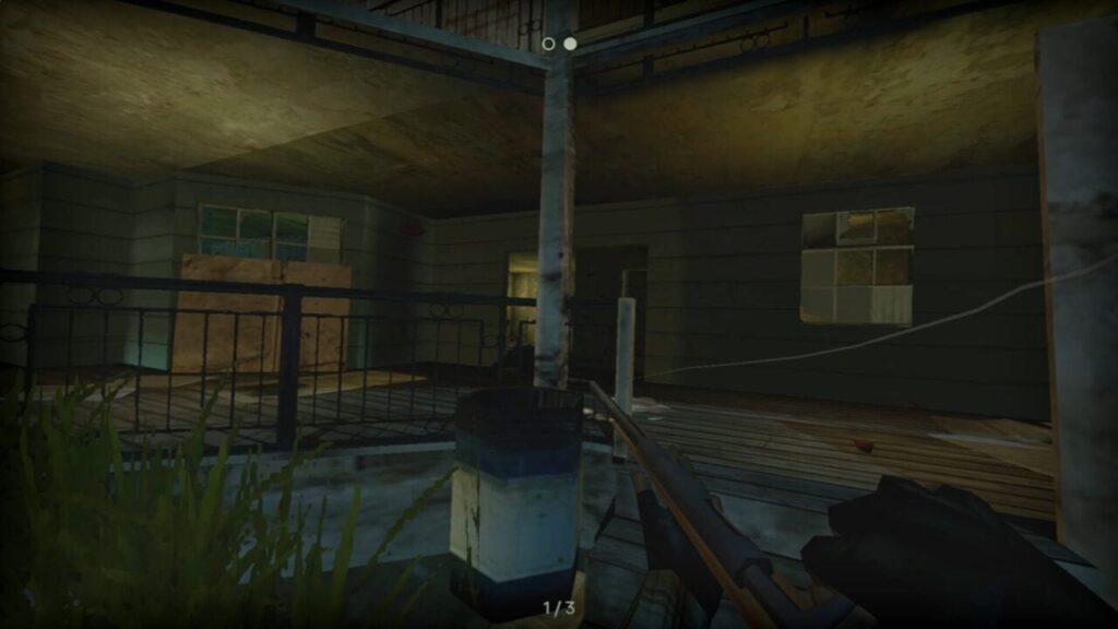 PIGFACE: Intense first-person shooter with brutal blackmail gameplay announced for PC 5 PIGFACE - holding a rifle