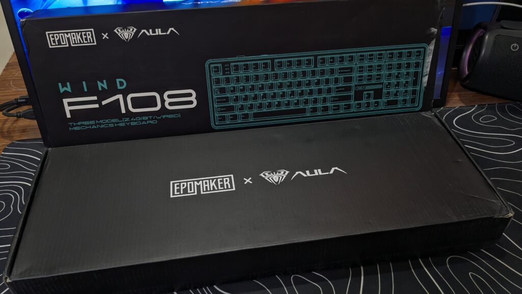 AULA F108 review: Powerful full-size wireless keyboard with creamy, satisfying sound 4 AULA F108 - Box insert
