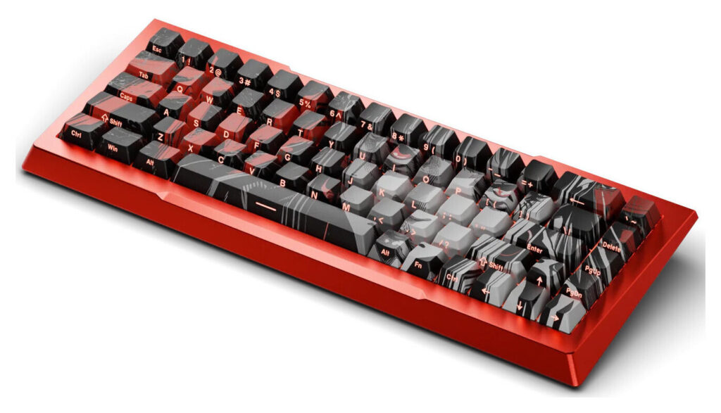 Pwnage reveals Zenblade 65 V2 gaming keyboard with ultra-fast 8000Hz speed and Nyomi limited edition 2 Pwnage Zenblade 65 V2 keyboard - Red